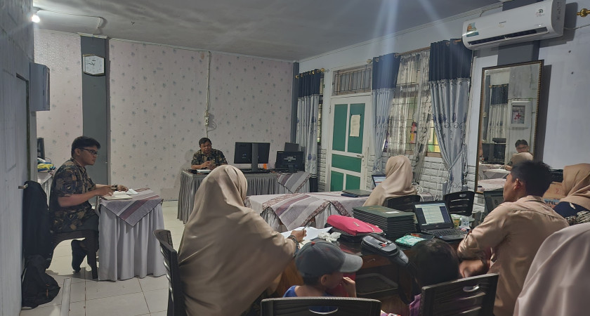 Rapat Penetapan Nilai dan Kenaikan Kelas MTs Darul Mubin Kota Gorontalo