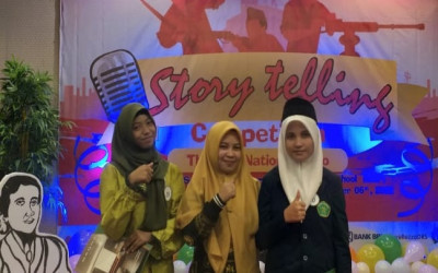 2 Peserta Didik MTs Darul Mubin Kota Jadi Finalis Story Telling Competition 2022