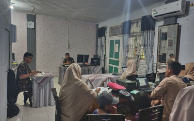 Rapat Penetapan Nilai dan Kenaikan Kelas MTs Darul Mubin Kota Gorontalo