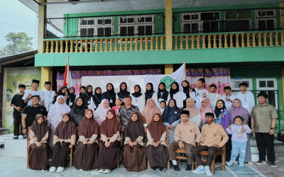 Nur Zahra  Alimullah dan Queenzha Zeelvania Putri Saido Terpilih sebagai Ketua dan Wakil Ketua OSIM MTs Darul Mubin Periode 2025/2026