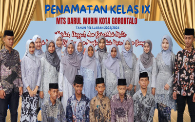 MTs Darul Mubin Gelar Acara Penamatan dan Pengumuman Kelulusan Siswa Kelas IX